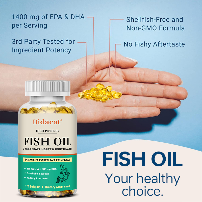 Omega 3 Fish Oil - น้ำมันปลาโอเมก้า 3 ระดับพรีเมียม พร้อม EPA 800