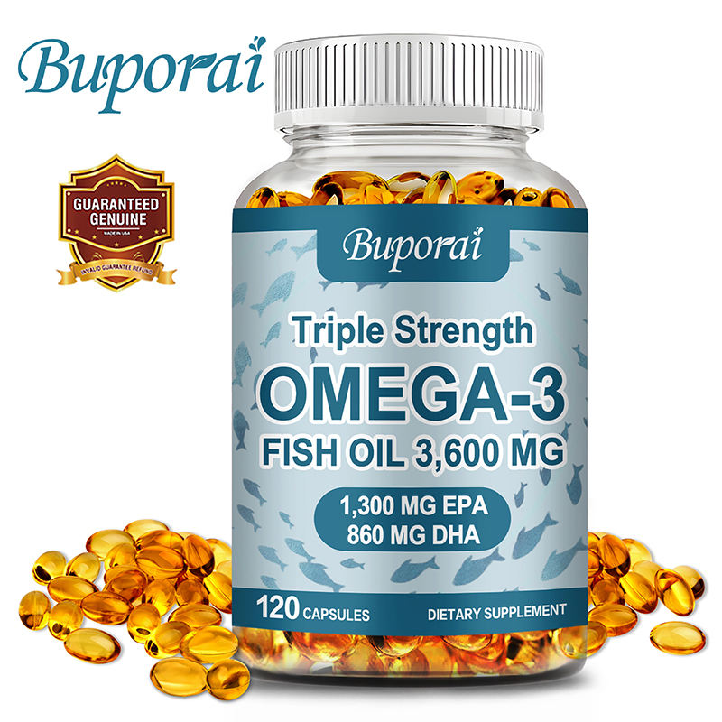 Omega 3 Fish Oil - น้ํามันปลาโอเมก้า 3 - เพิ่มภูมิคุ้มกัน ส่งเสริมการผลิตพลังงาน เพื่อสุขภาพตา