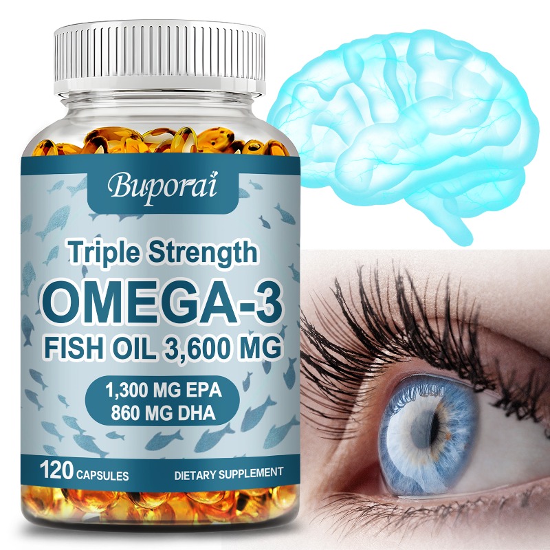 Omega 3 Fish Oil - น้ำมันปลาโอเมก้า 3 -รองรับสุขภาพดวงตา สมอง และข้อต่อ บรรเทาความเหนื่อยล้า