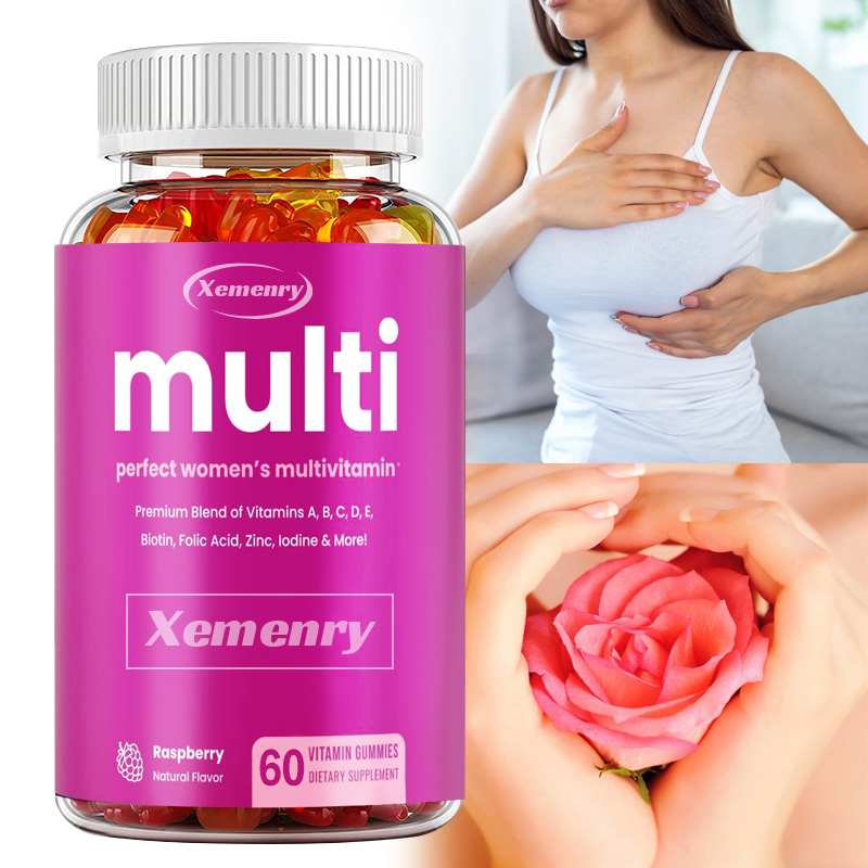 Multivitamin Gummy Adult - วิตามินรวมชนิดกัมมี่สำหรับผู้หญิง - เสริมภูมิคุ้มกัน, สนับสนุนพลังงานของเซลล์, ส่งเสริมสุขภาพสมอง, ผิวหนัง