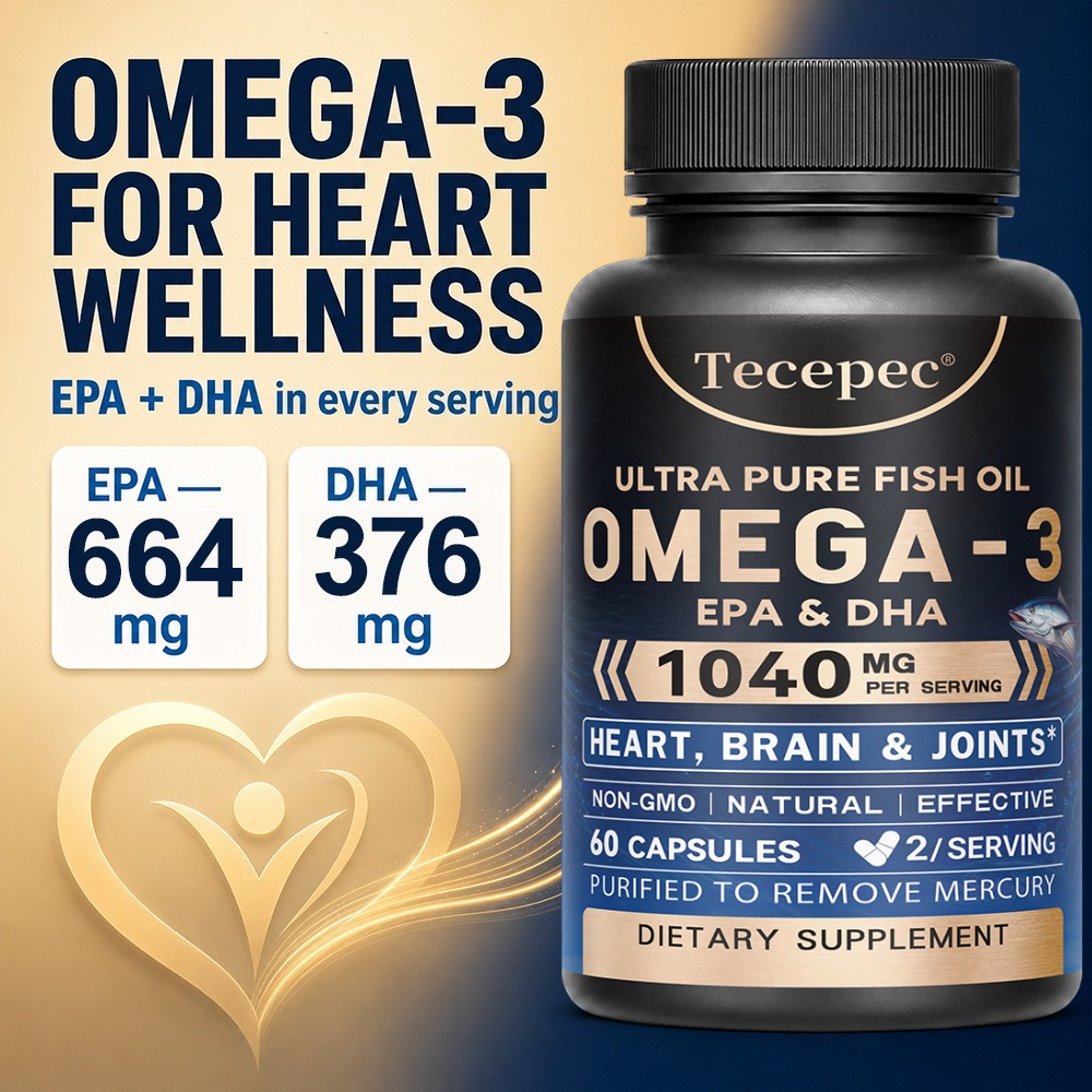 Omega 3 Fish Oil - แคปซูลน้ำมันปลาโอเมก้า-3 อุดมด้วย DHA และ EPA ช่วยปรับอารมณ์