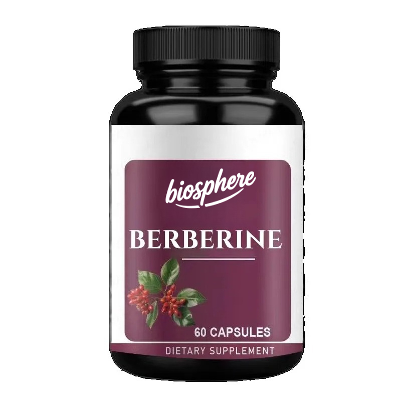 Berberine Hcl Capsule - อาหารเสริมเบอร์เบอรีน-60 แคปซูลสำหรับผู้ทานมังสวิรัติ | กรดแอสปาร์ติกบริสุทธิ์ 97% HCL