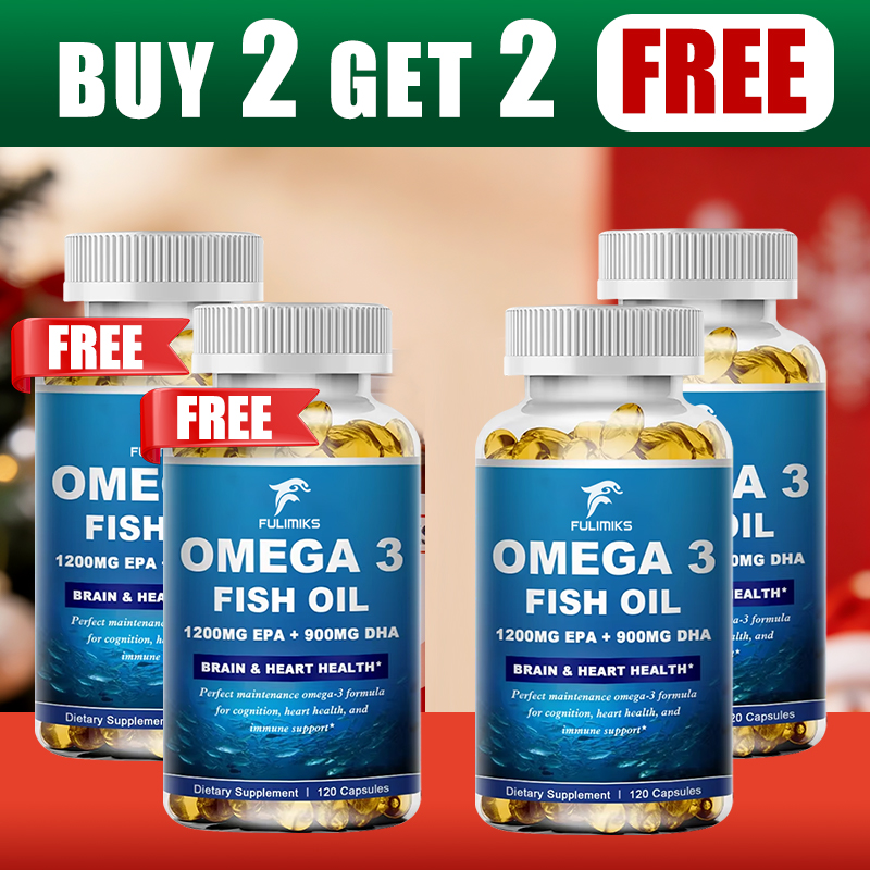 Omega 3 Fish Oil - ซื้อ 2 แถม 2! น้ำมันปลาโอเมก้า 3