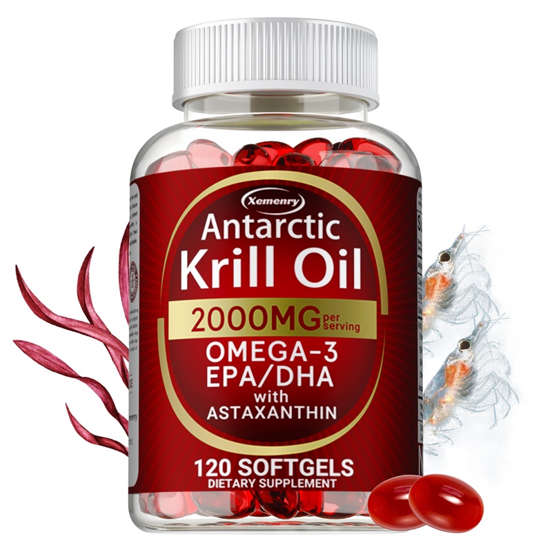 แคปซูลน้ํามัน Krill แอนตาร์กติ - Omega 3 Fish Oil บทวิจารณ์และราคา