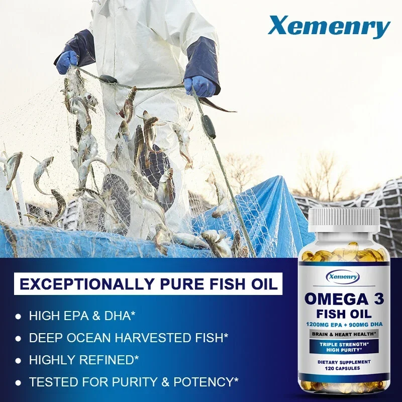 น้ํามันปลาโอเมก้า 3 - รองรับระ - Omega 3 Fish Oil บทวิจารณ์และราคา