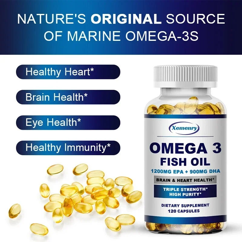 น้ํามันปลาโอเมก้า 3 - รองรับระ - Omega 3 Fish Oil บทวิจารณ์และราคา