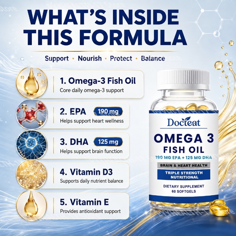 โดคทีท โอเมก้า 3 น้ำมันปลาแบบซ - Omega 3 Fish Oil บทวิจารณ์และราคา