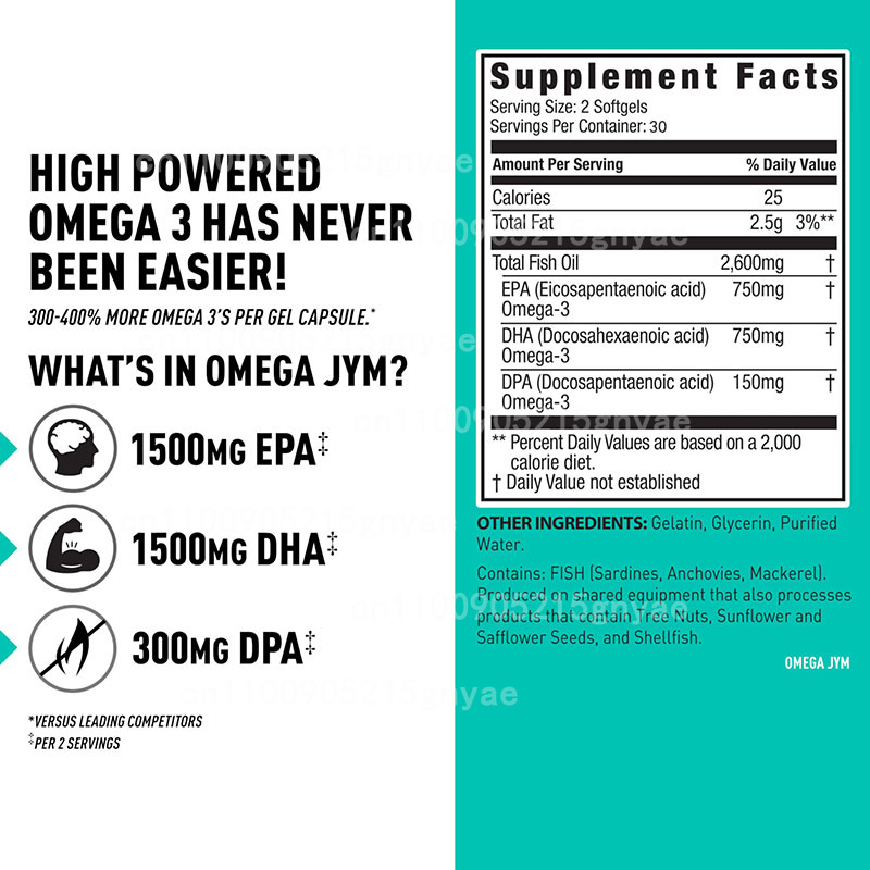 แคปซูลน้ำมันปลาโอเมก้า-3 สำหรั - Omega 3 Fish Oil บทวิจารณ์และราคา