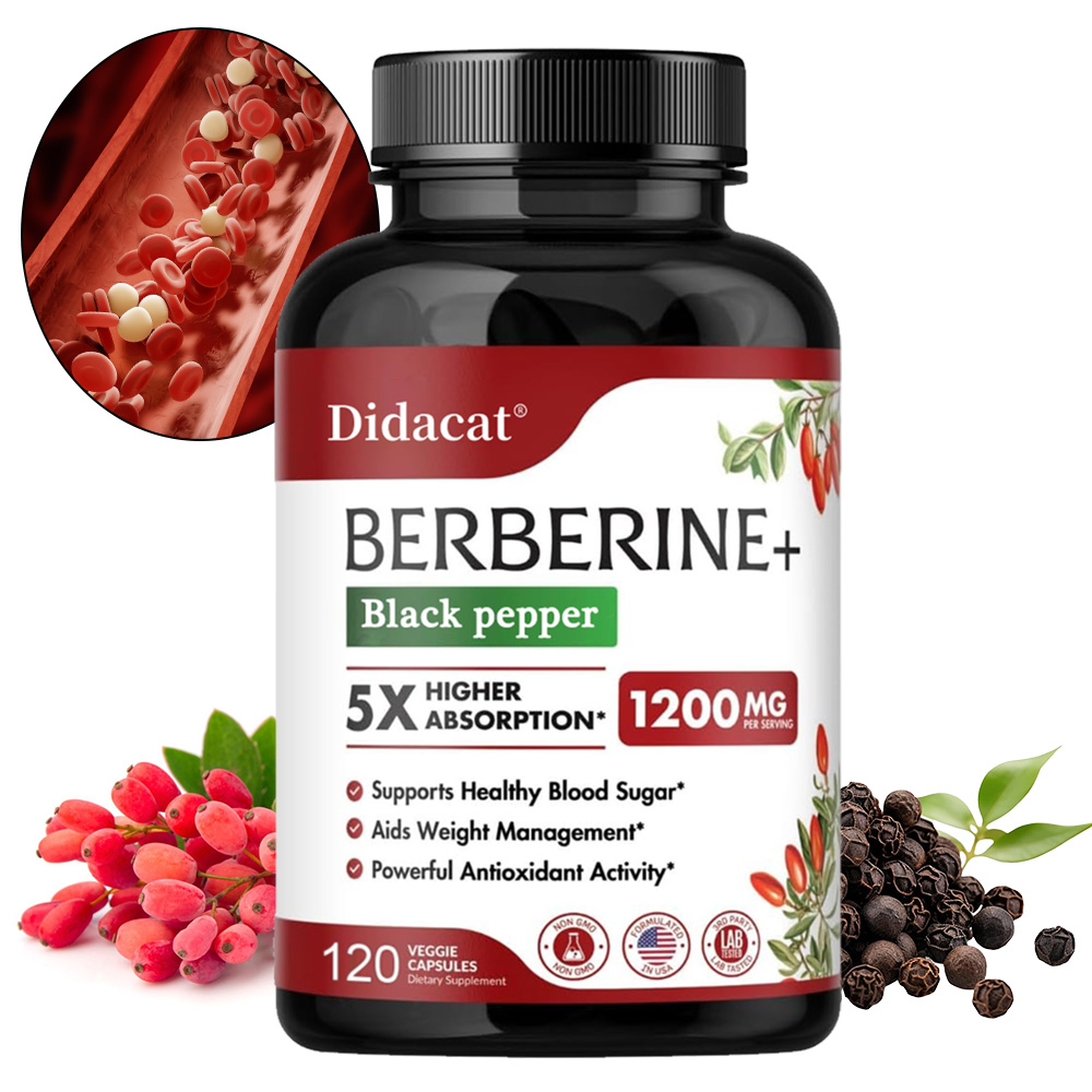 อาหารเสริมเบอร์เบอรีน 1200 มก. - Berberine Hcl Capsule บทวิจารณ์และราคา