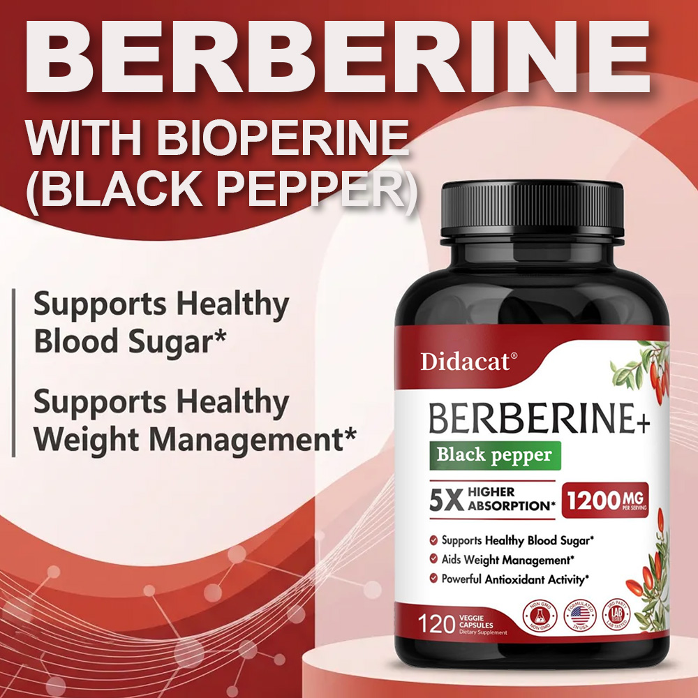 อาหารเสริมเบอร์เบอรีน 1200 มก. - Berberine Hcl Capsule บทวิจารณ์และราคา