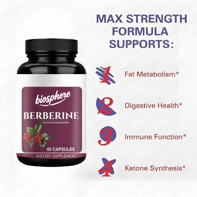 อาหารเสริมเบอร์เบอรีน-60 แคปซู - Berberine Hcl Capsule บทวิจารณ์และราคา