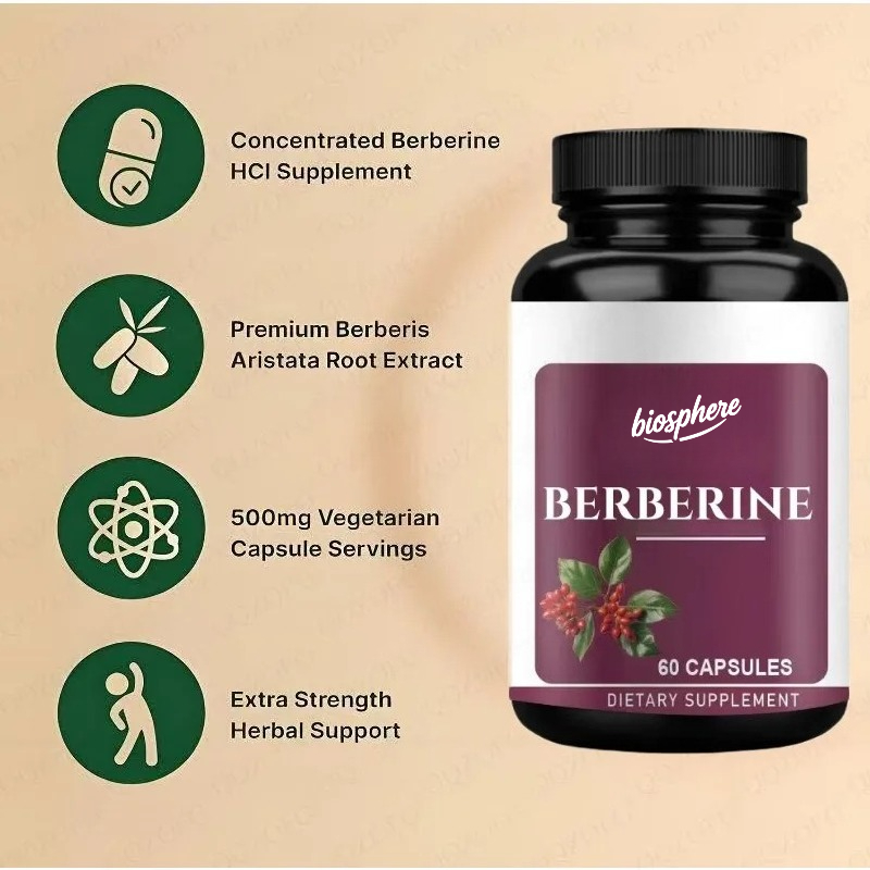 อาหารเสริมเบอร์เบอรีน-60 แคปซู - Berberine Hcl Capsule บทวิจารณ์และราคา